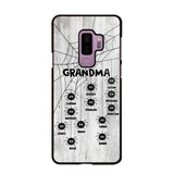 Personalized Grandma Mom Nana Spider Kid Name Phonecase 3D Printed QTVQ2009