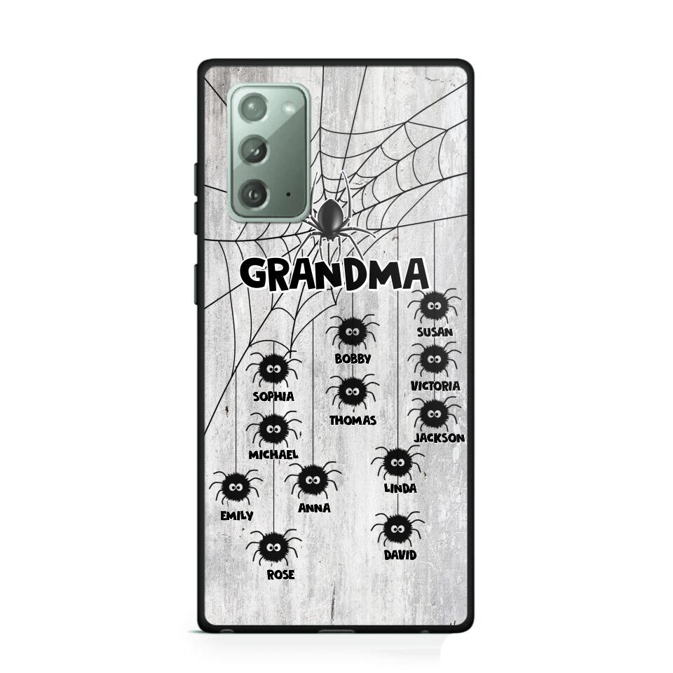 Personalized Grandma Mom Nana Spider Kid Name Phonecase 3D Printed QTVQ2009