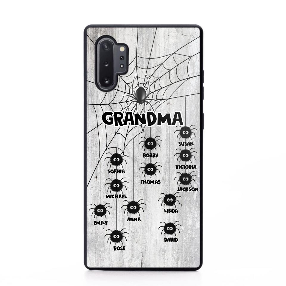 Personalized Grandma Mom Nana Spider Kid Name Phonecase 3D Printed QTVQ2009