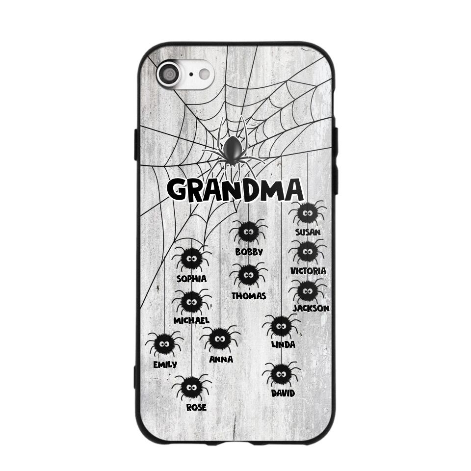 Personalized Grandma Mom Nana Spider Kid Name Phonecase 3D Printed QTVQ2009