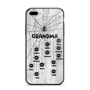 Personalized Grandma Mom Nana Spider Kid Name Phonecase 3D Printed QTVQ2009