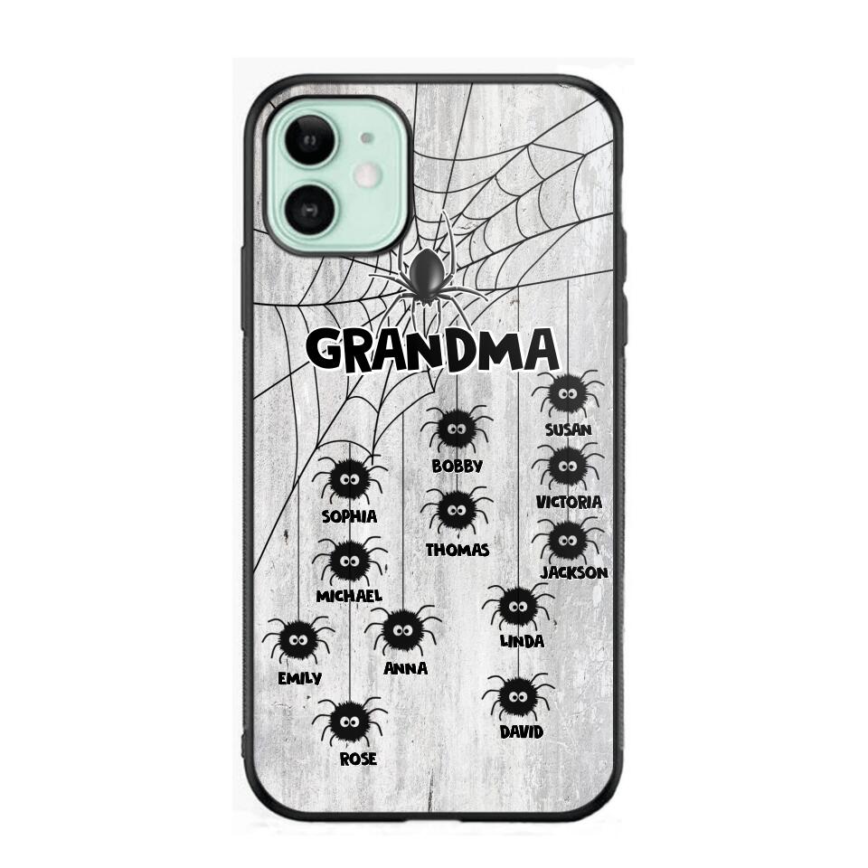 Personalized Grandma Mom Nana Spider Kid Name Phonecase 3D Printed QTVQ2009