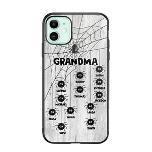 Personalized Grandma Mom Nana Spider Kid Name Phonecase 3D Printed QTVQ2009