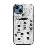 Personalized Grandma Mom Nana Spider Kid Name Phonecase 3D Printed QTVQ2009