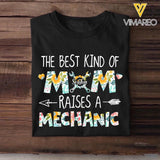 Personalized The Best Kind Of Mom Raises A Mechanic Tshirt Printed QTVQ1909