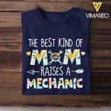 Personalized The Best Kind Of Mom Raises A Mechanic Tshirt Printed QTVQ1909