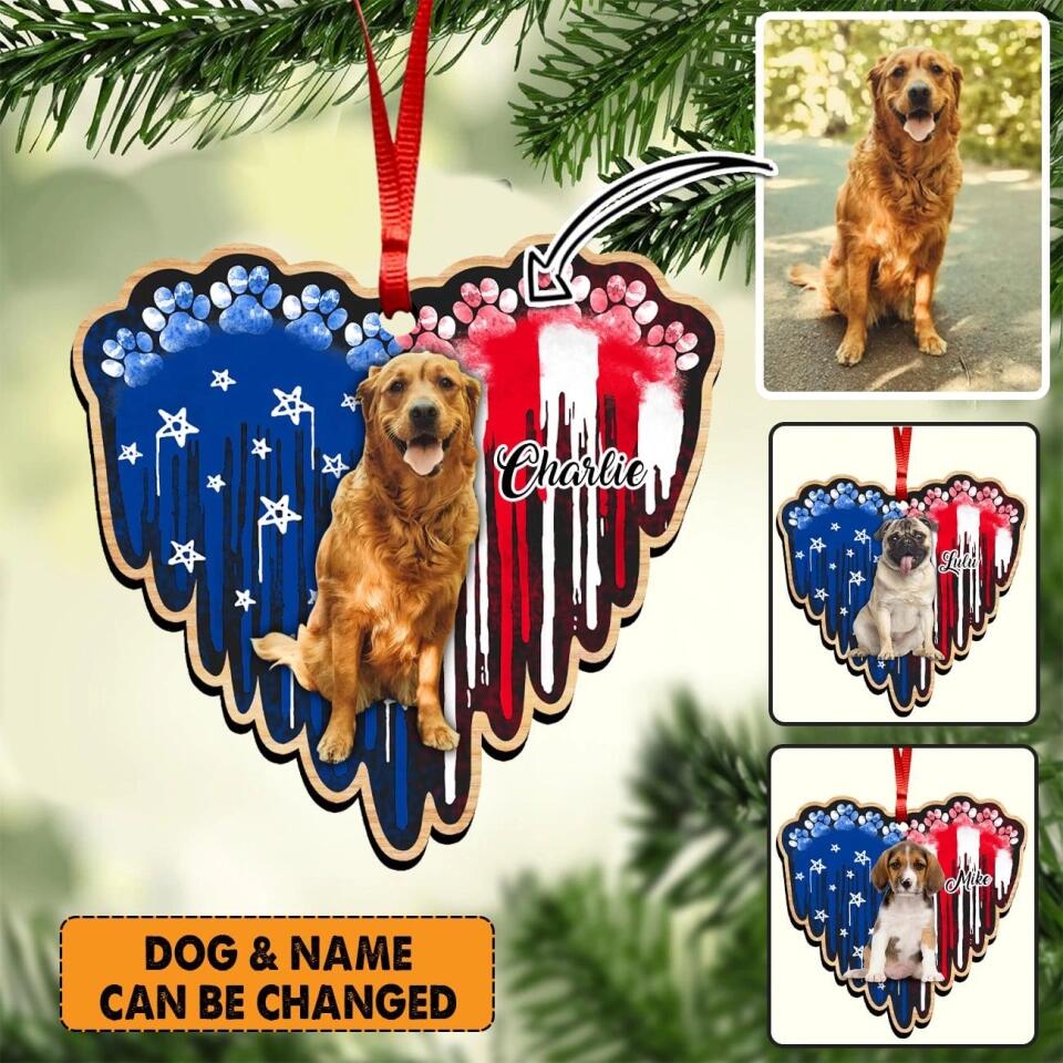 Personalized Dog Cattle Christmas Wood Ornament Printed 22SEP-HY27