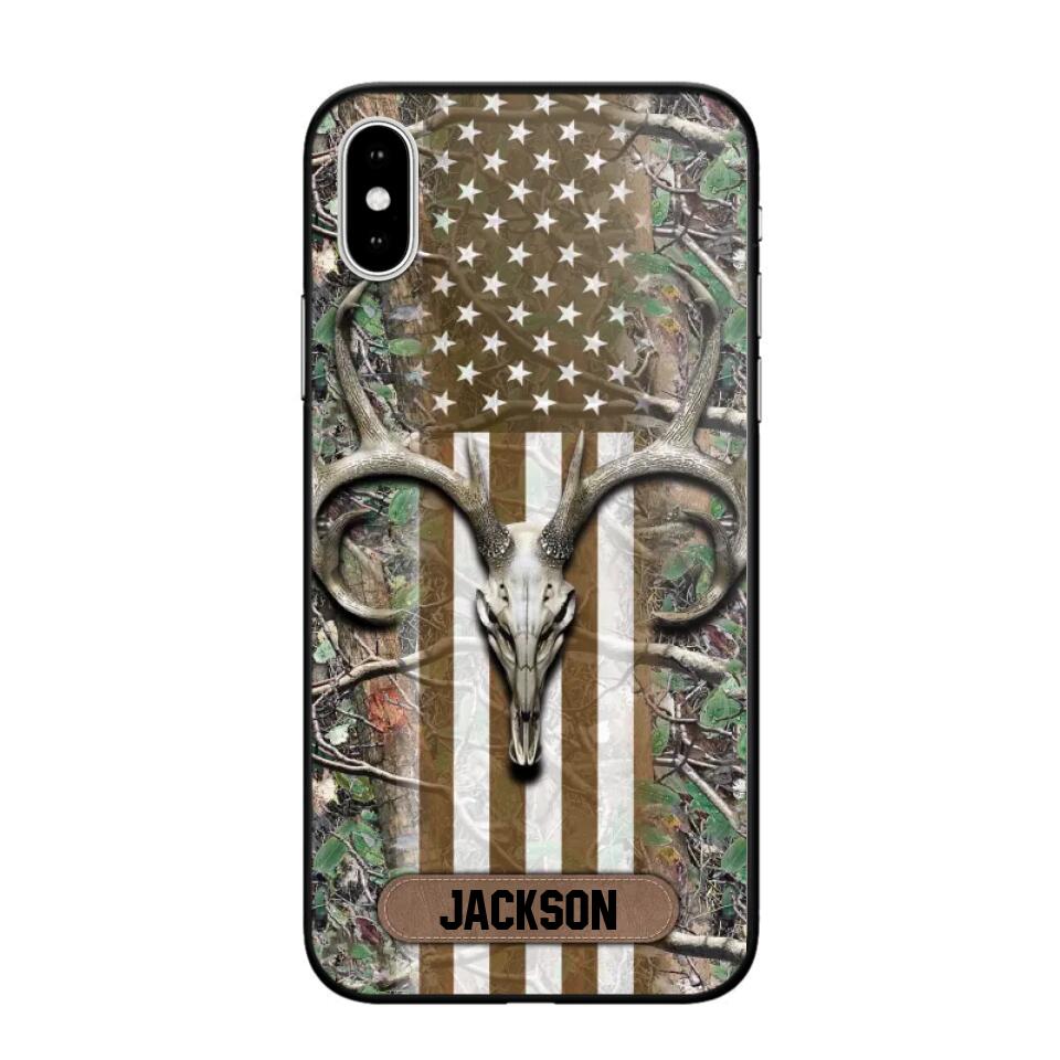 Personalized Deer Hunting Camo Phonecase 3D Printed QTDT2809