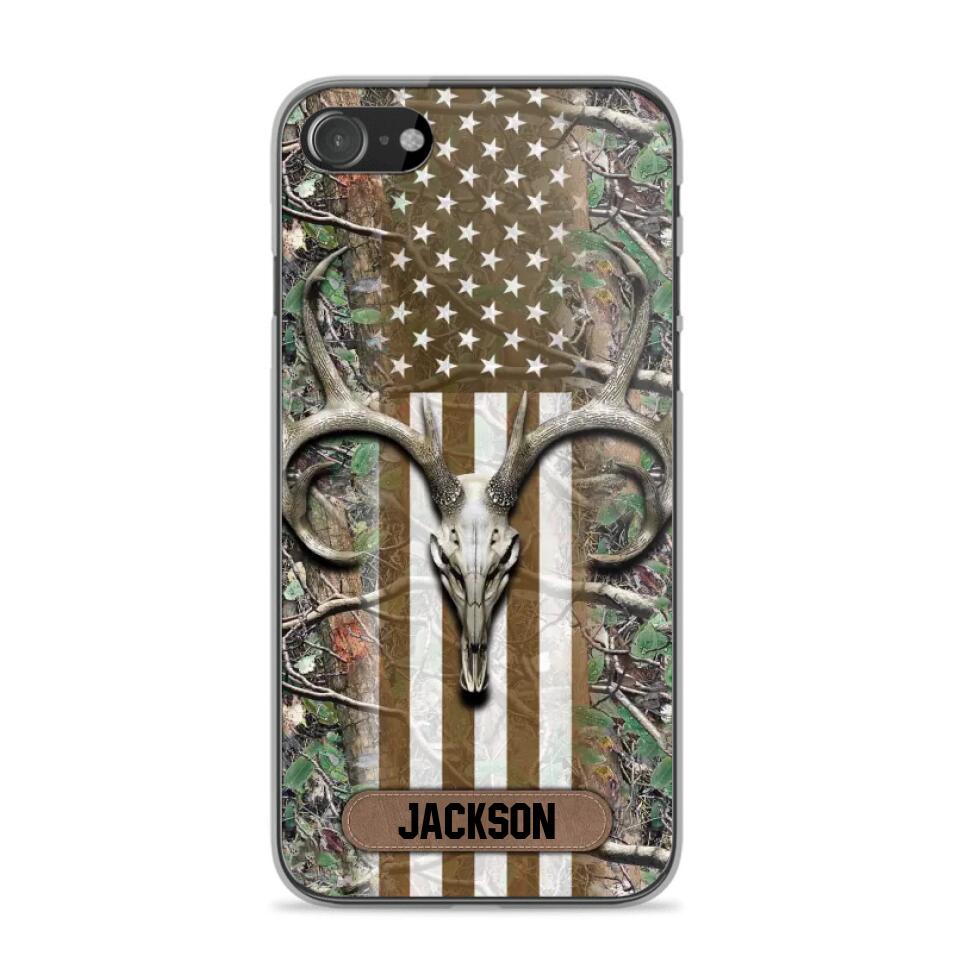 Personalized Deer Hunting Camo Phonecase 3D Printed QTDT2809