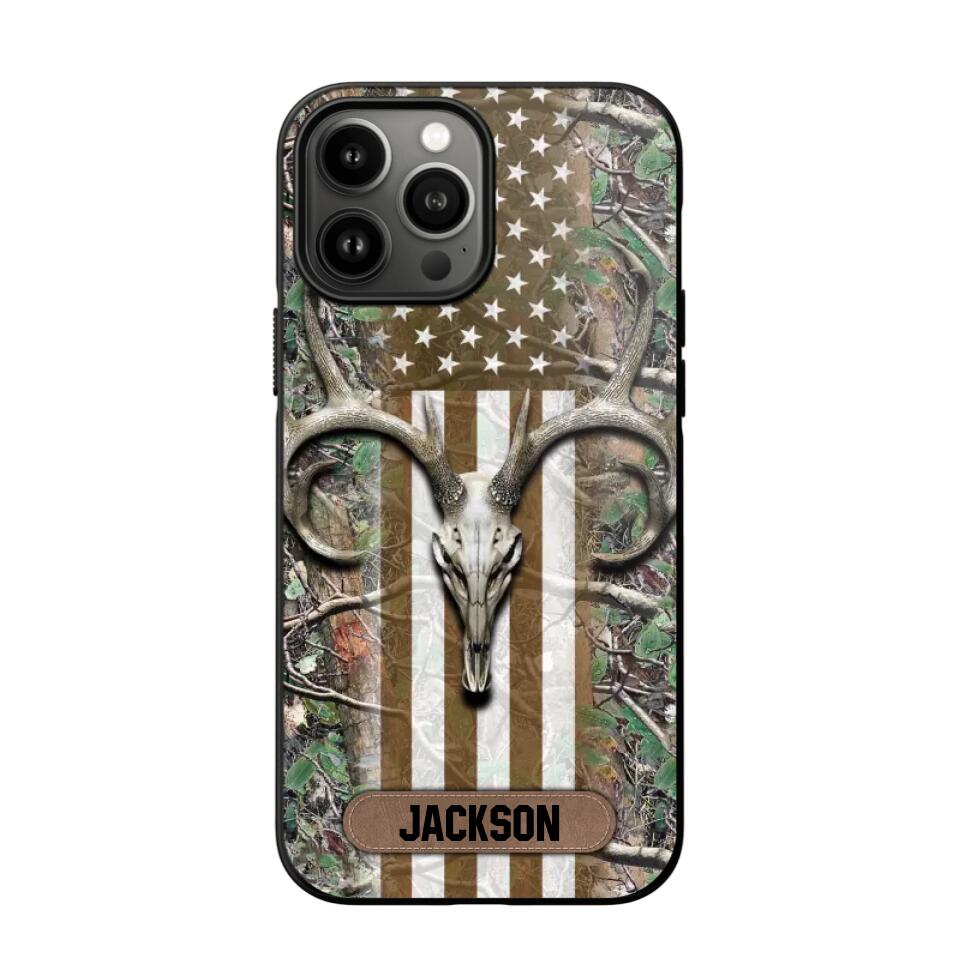 Personalized Deer Hunting Camo Phonecase 3D Printed QTDT2809