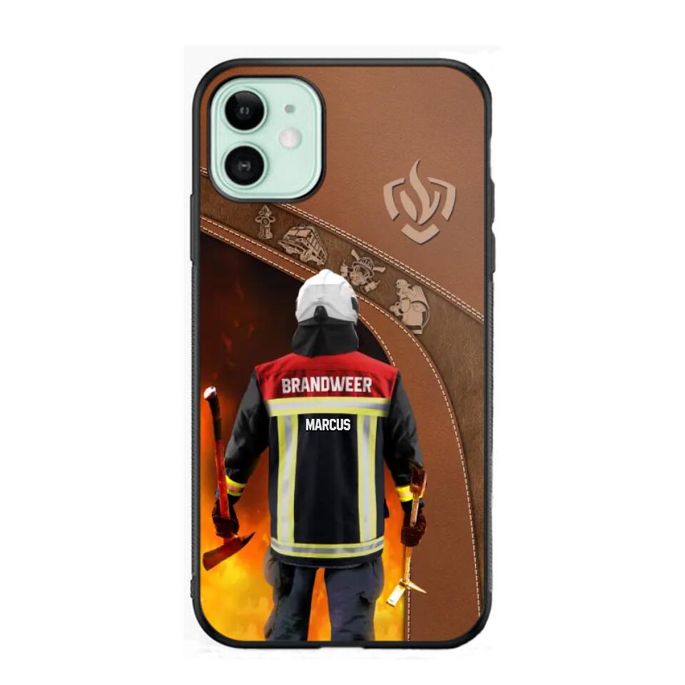 Personalized Netherland Firefighter Phone Case Printed 22SEP-DT29