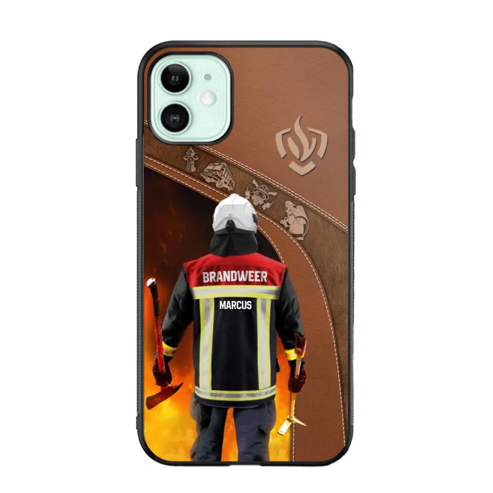 Personalized Netherland Firefighter Phone Case Printed 22SEP-DT29