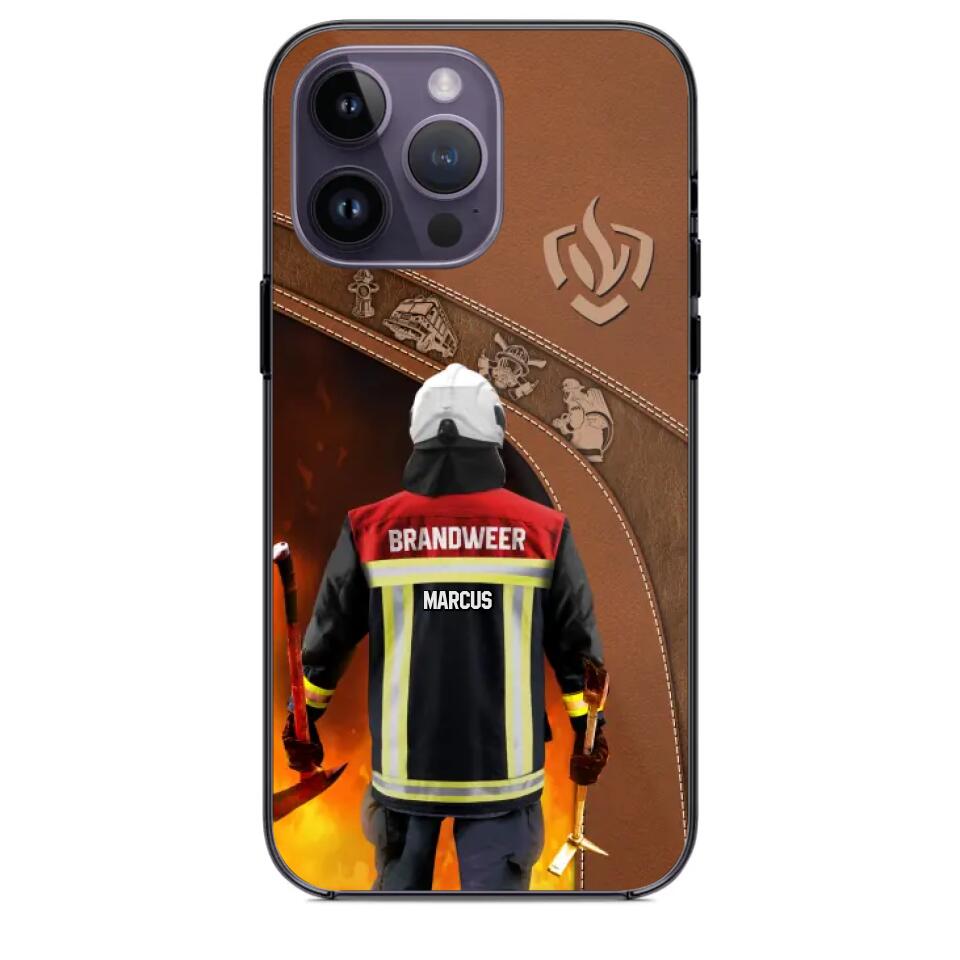 Personalized Netherland Firefighter Phone Case Printed 22SEP-DT29