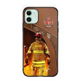 Personalized US Firefighter Phone Case Printed 22SEP-DT29