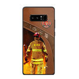 Personalized US Firefighter Phone Case Printed 22SEP-DT29