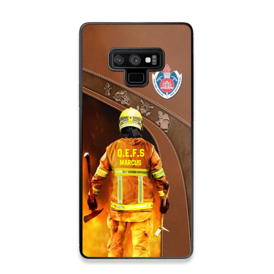 Personalized Australian Firefighter Phone Case Printed 22SEP-DT30