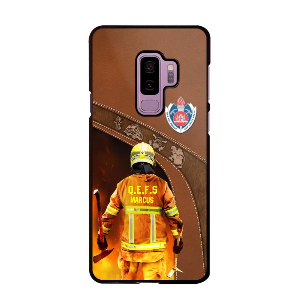 Personalized Australian Firefighter Phone Case Printed 22SEP-DT30