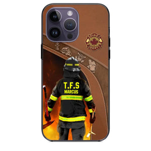 Personalized Canadian Firefighter Phone Case Printed 22SEP-DT30