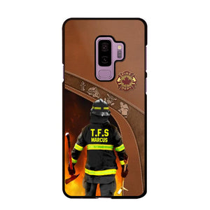 Personalized Canadian Firefighter Phone Case Printed 22SEP-DT30