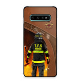 Personalized Canadian Firefighter Phone Case Printed 22SEP-DT30