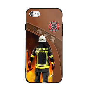 Personalized German Firefighter Phone Case Printed 22SEP-DT30