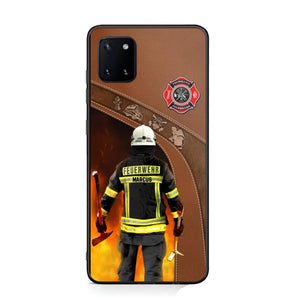 Personalized German Firefighter Phone Case Printed 22SEP-DT30