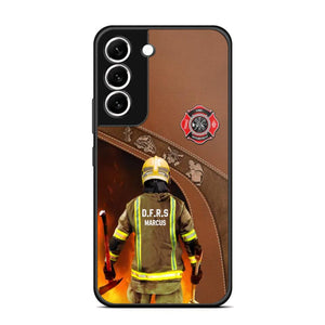 Personalized British Firefighter Phone Case Printed 22SEP-DT30