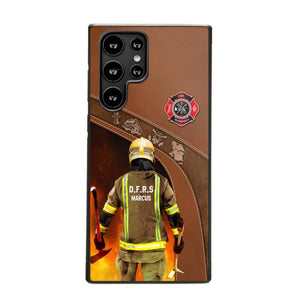 Personalized British Firefighter Phone Case Printed 22SEP-DT30