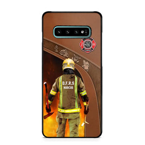 Personalized British Firefighter Phone Case Printed 22SEP-DT30