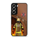 Personalized British Firefighter Phone Case Printed 22SEP-DT30