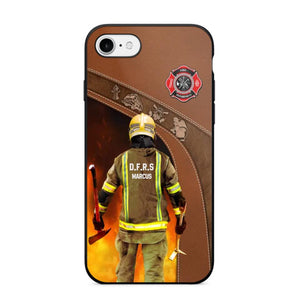 Personalized British Firefighter Phone Case Printed 22SEP-DT30