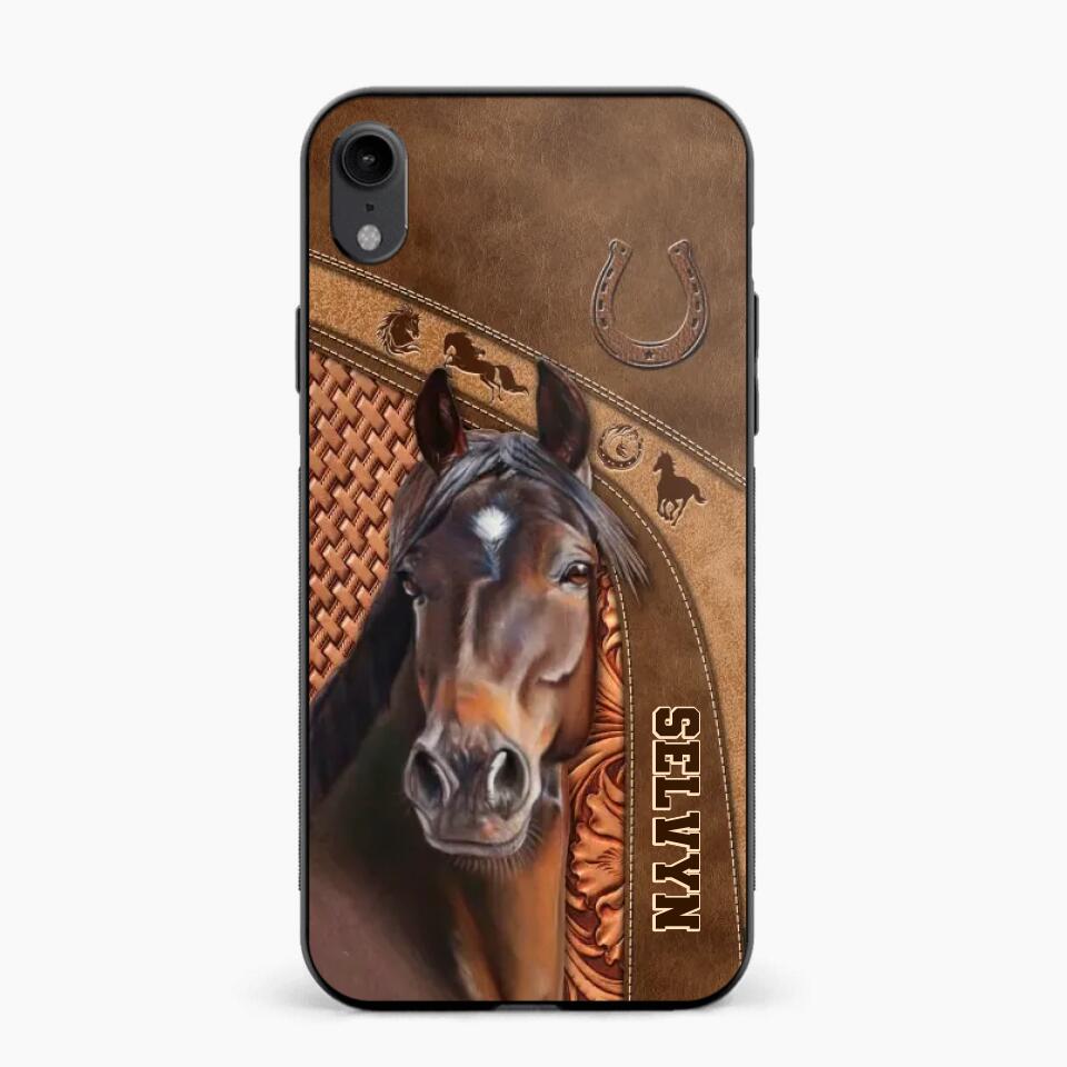 Personalized French Horse Lover Phone Case Printed 22SEP-HQ30