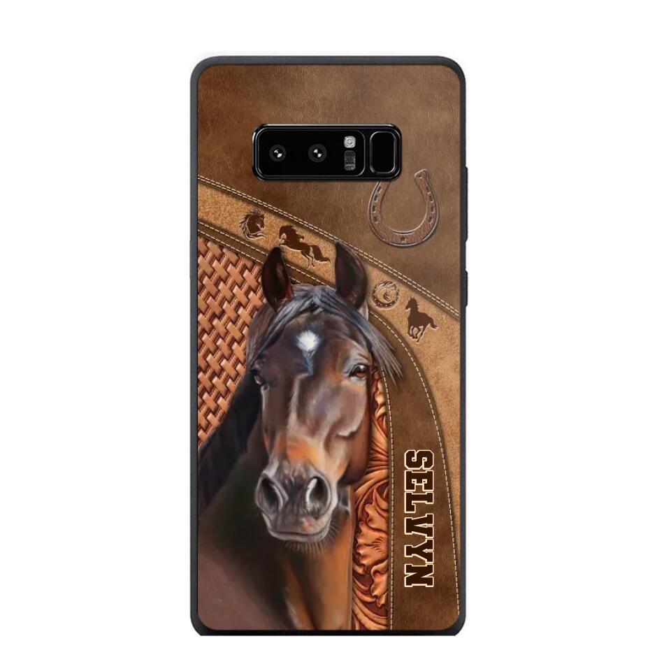 Personalized French Horse Lover Phone Case Printed 22SEP-HQ30