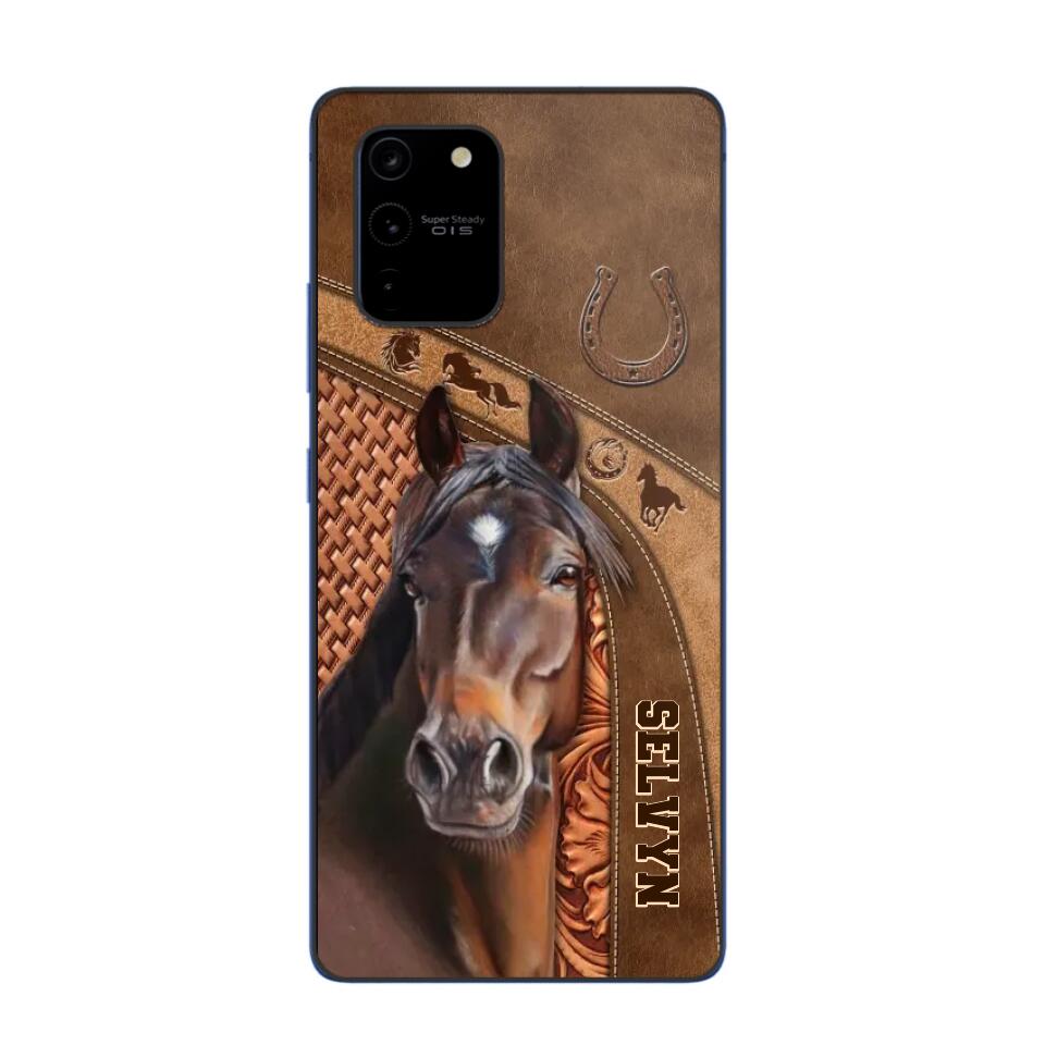 Personalized French Horse Lover Phone Case Printed 22SEP-HQ30