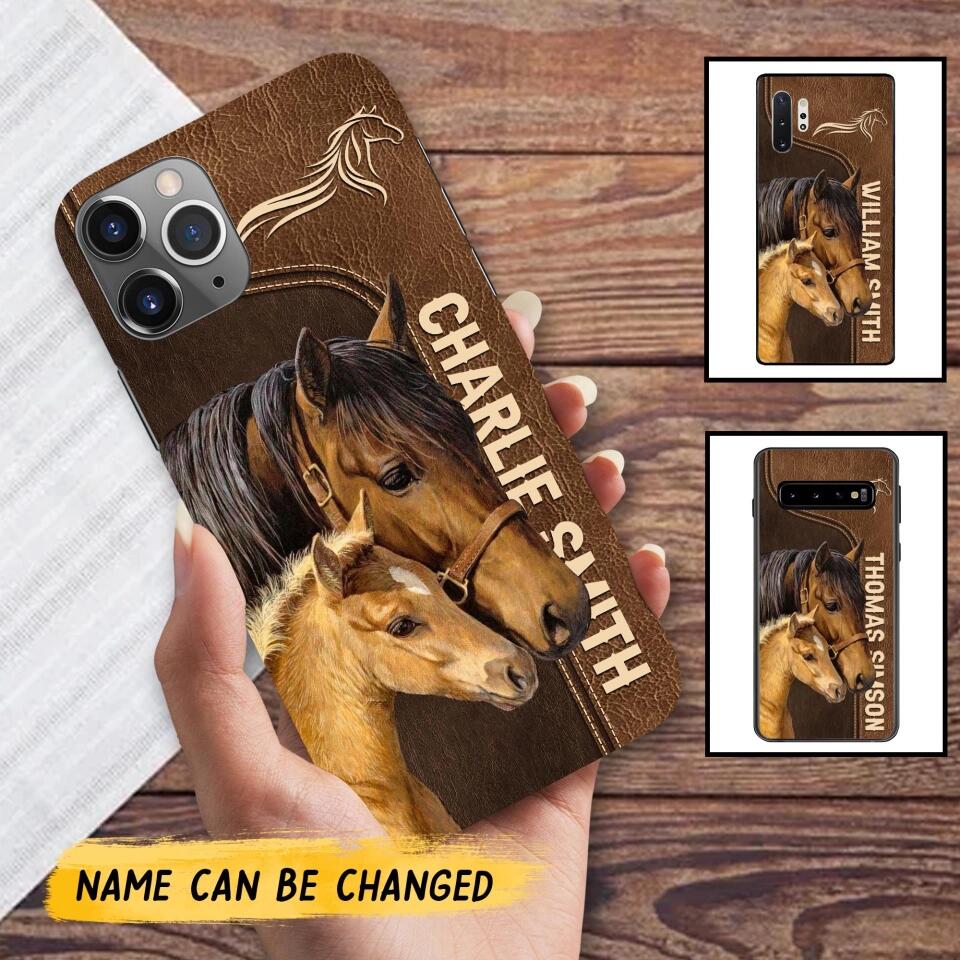 Personalized Horse Lover Phone Case Printed 22OCT-HY05