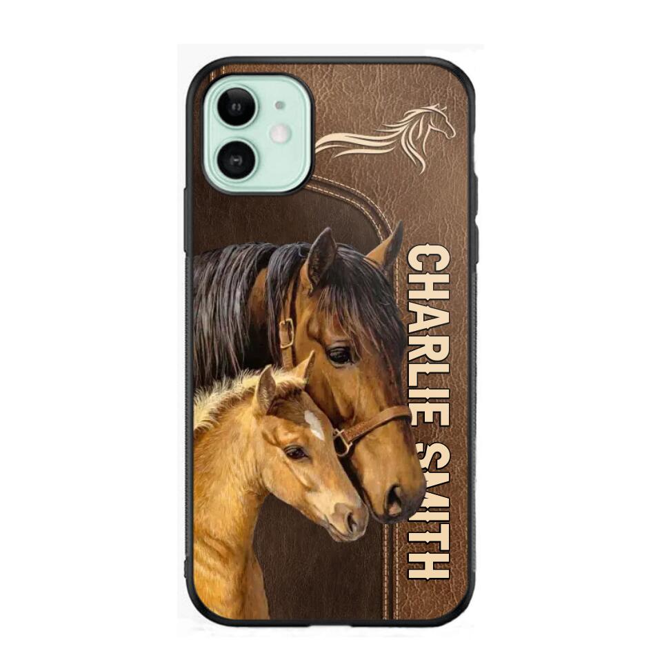 Personalized Horse Lover Phone Case Printed 22OCT-HY05