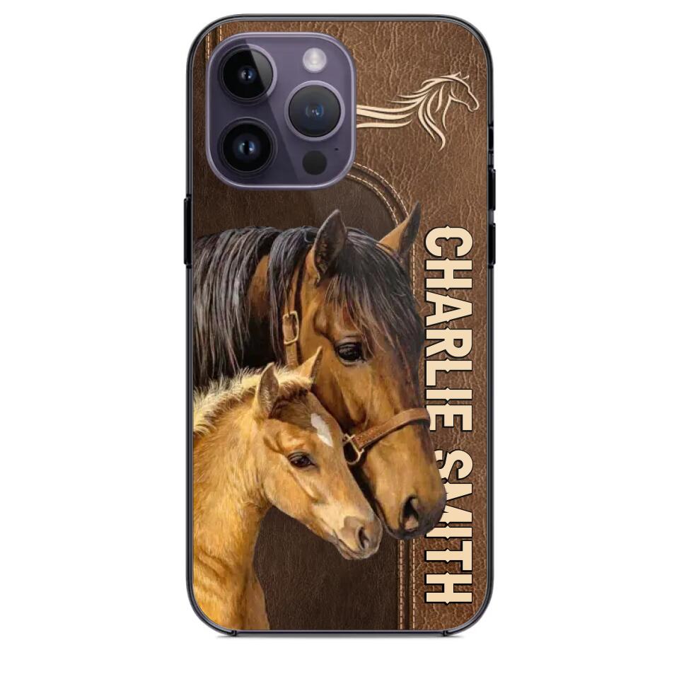 Personalized Horse Lover Phone Case Printed 22OCT-HY05