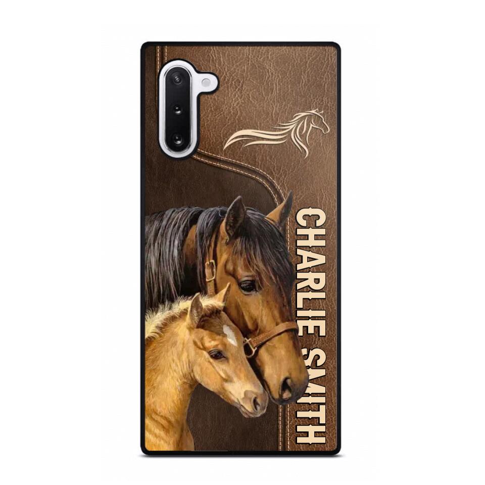 Personalized Horse Lover Phone Case Printed 22OCT-HY05