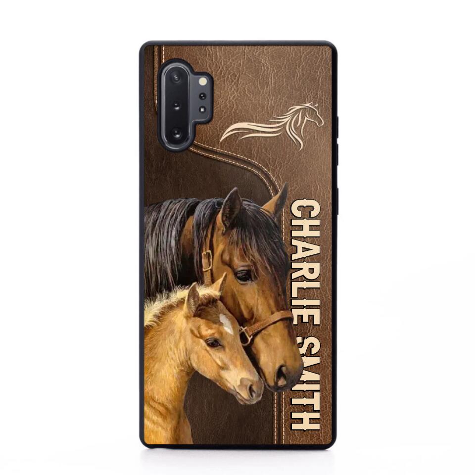 Personalized Horse Lover Phone Case Printed 22OCT-HY05