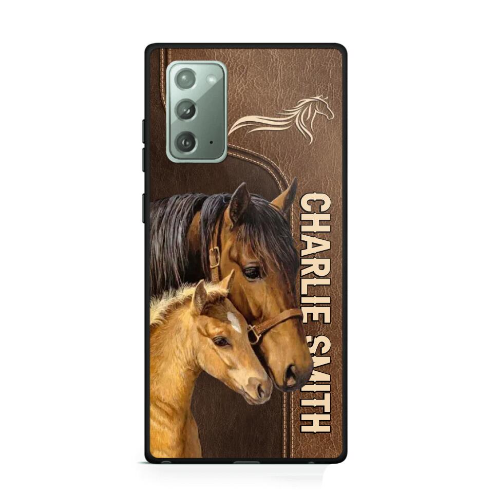 Personalized Horse Lover Phone Case Printed 22OCT-HY05