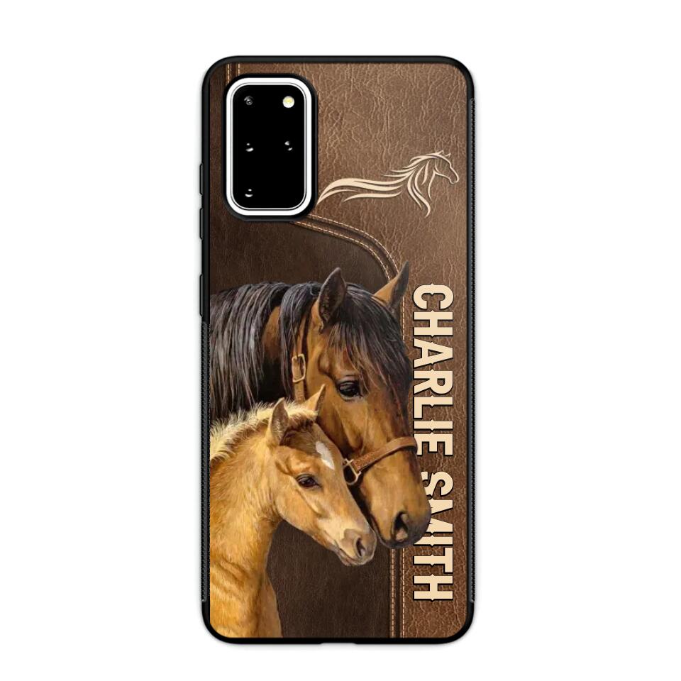 Personalized Horse Lover Phone Case Printed 22OCT-HY05