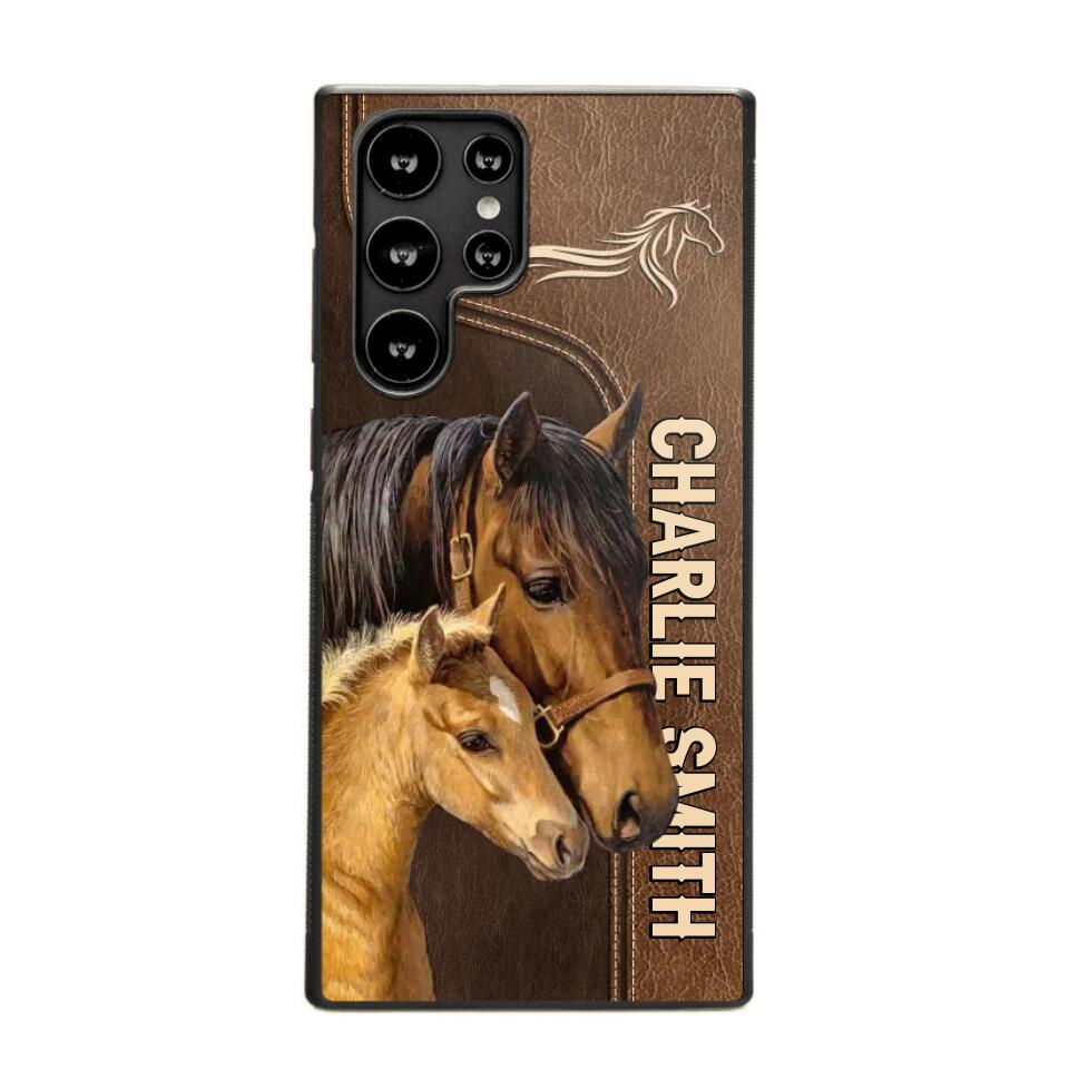 Personalized Horse Lover Phone Case Printed 22OCT-HY05