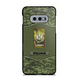 Personalized Canadian Veterans/Soldier Camo Phone Case Printed 22OCT-HY05