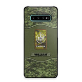 Personalized Canadian Veterans/Soldier Camo Phone Case Printed 22OCT-HY05