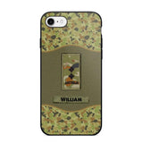 Personalized Australian Veterans/Soldier Camo Phone Case Printed 22OCT-HY05