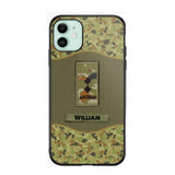 Personalized Australian Veterans/Soldier Camo Phone Case Printed 22OCT-HY05