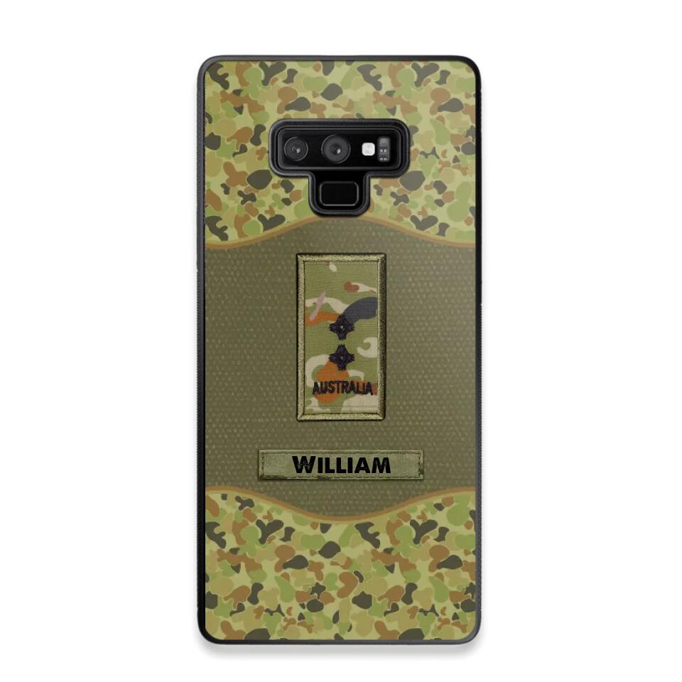 Personalized Australian Veterans/Soldier Camo Phone Case Printed 22OCT-HY05