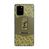 Personalized Australian Veterans/Soldier Camo Phone Case Printed 22OCT-HY05