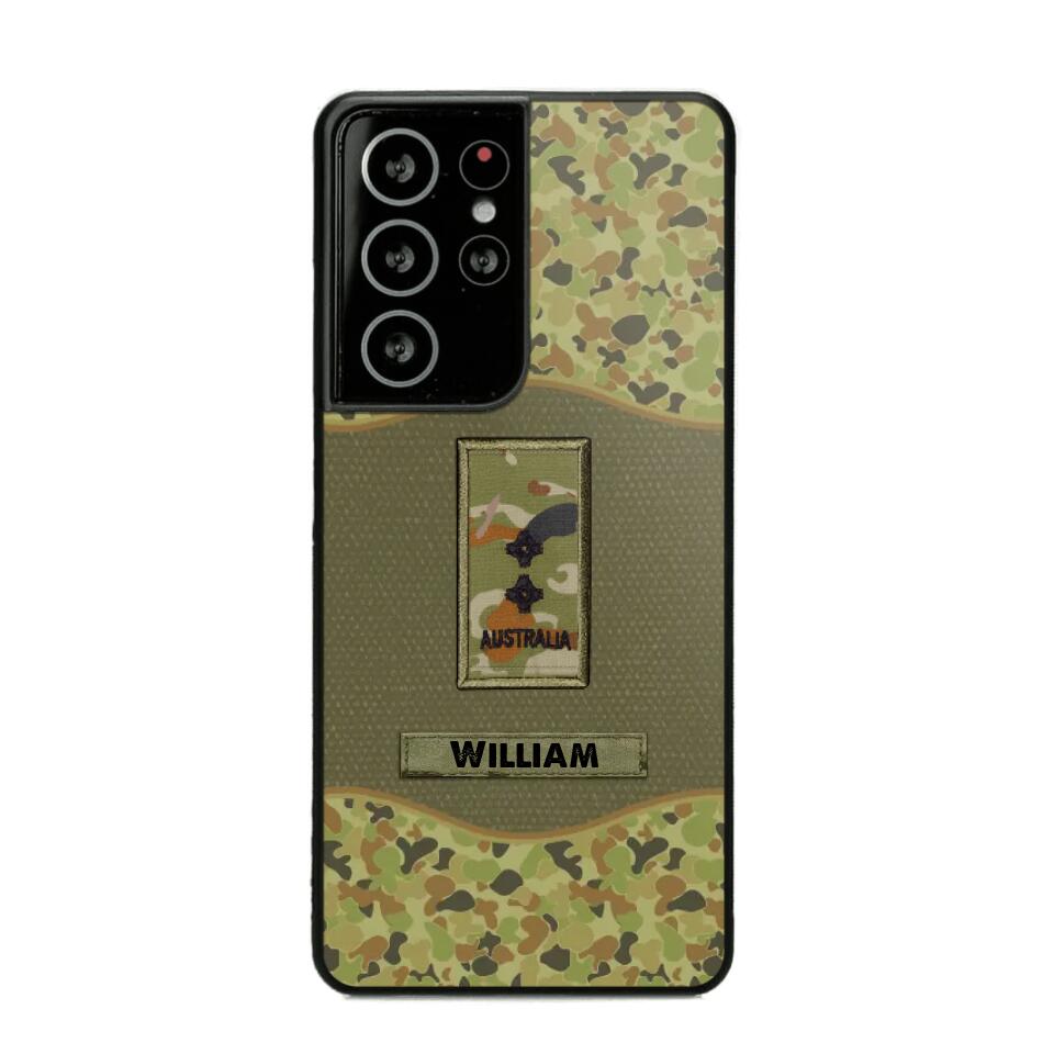 Personalized Australian Veterans/Soldier Camo Phone Case Printed 22OCT-HY05