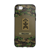 Personalized Swiss Veterans/Soldier Camo Phone Case Printed 22OCT-HY05